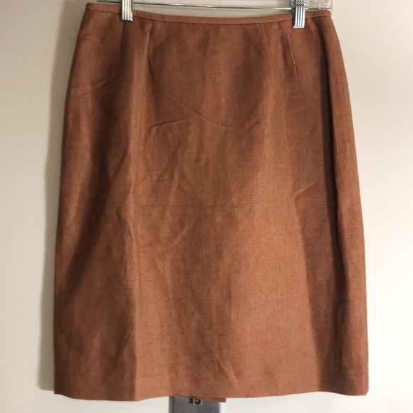 KASPER LINEN COTTON 2 PC SUIT JACKET SKIRT SIZE 4P PETITE - Picture 4 of 7